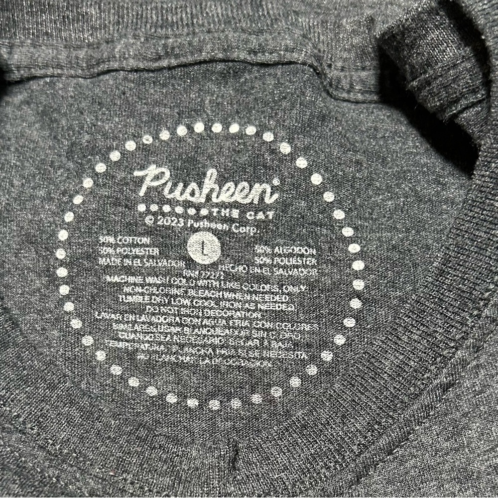 Pusheen DJ Kitty size Large tee - Picture 3 of 3